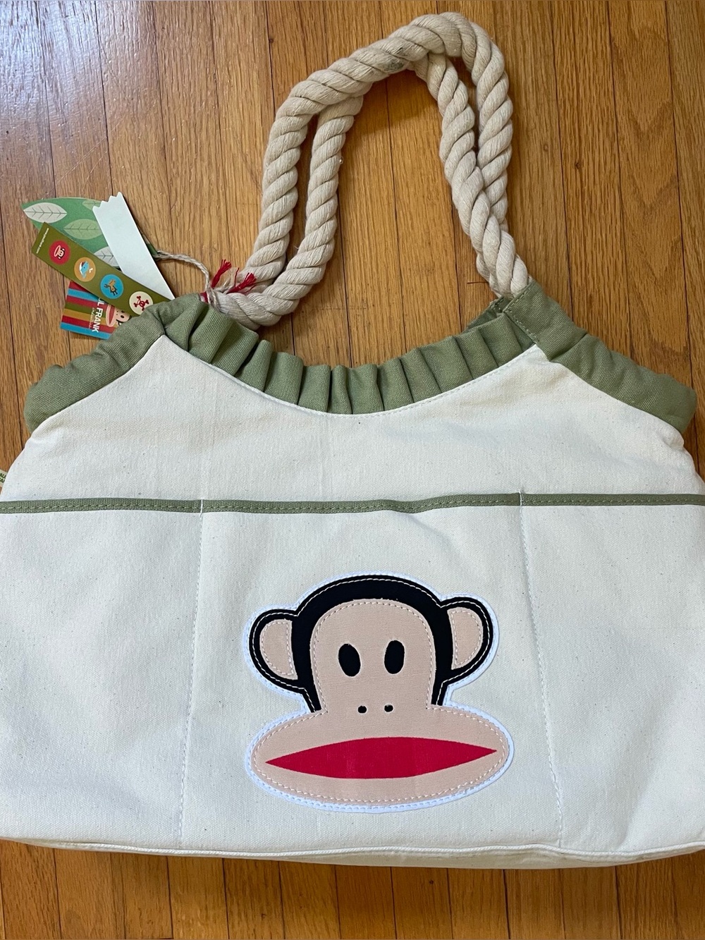 Vintage Paul Frank Diaper Bag & Changing Pad NWT